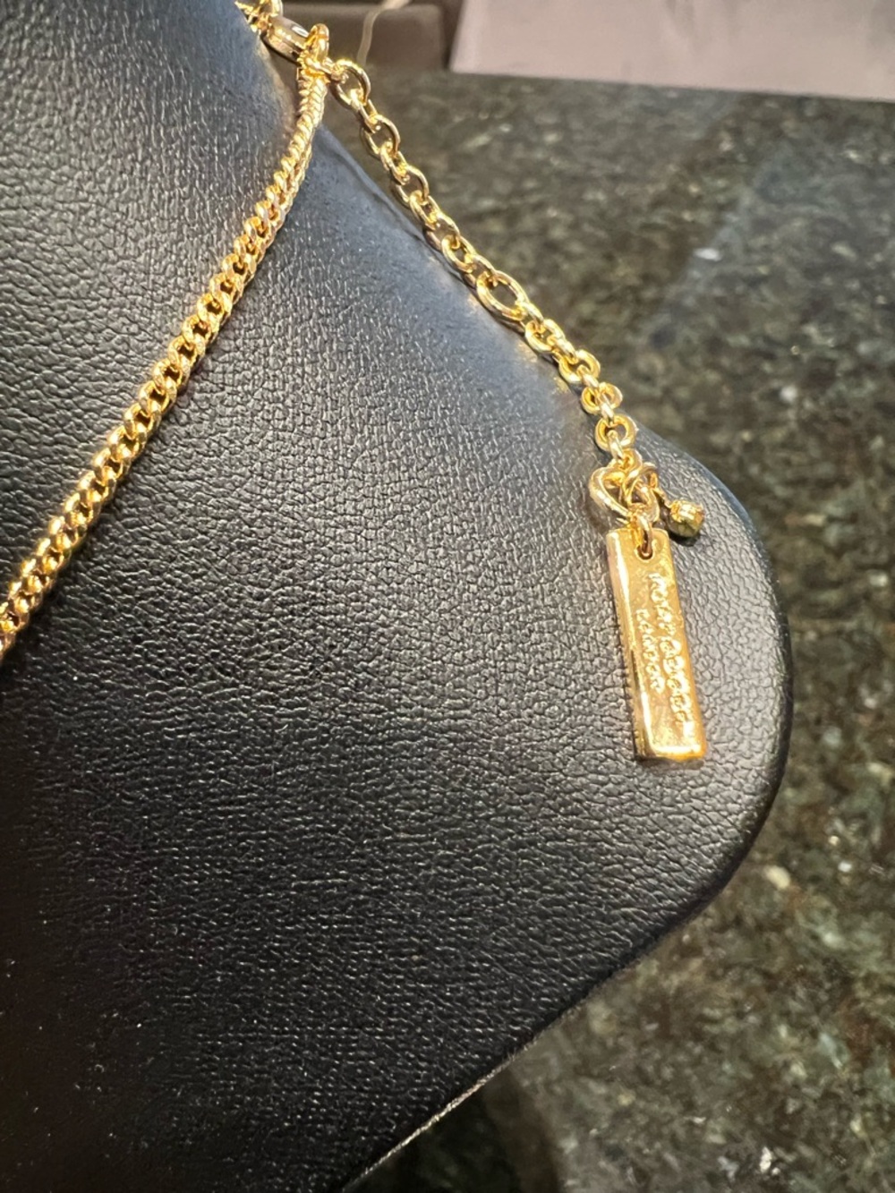 Kurt Geiger Gold Pendant Necklace NWT - Picture 7 of 11